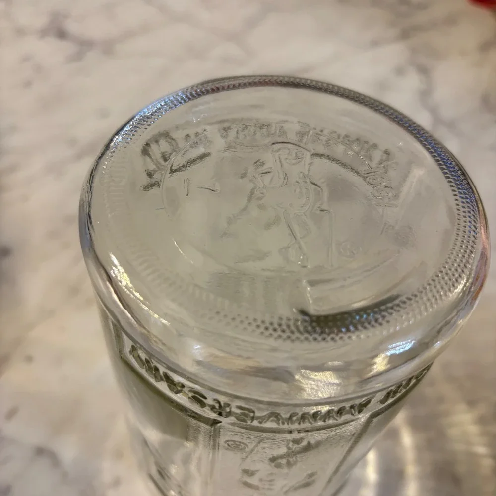 Planters‎ 75th Anniversary Peanut Jar Glass Mr Peanut Collectible Vintage